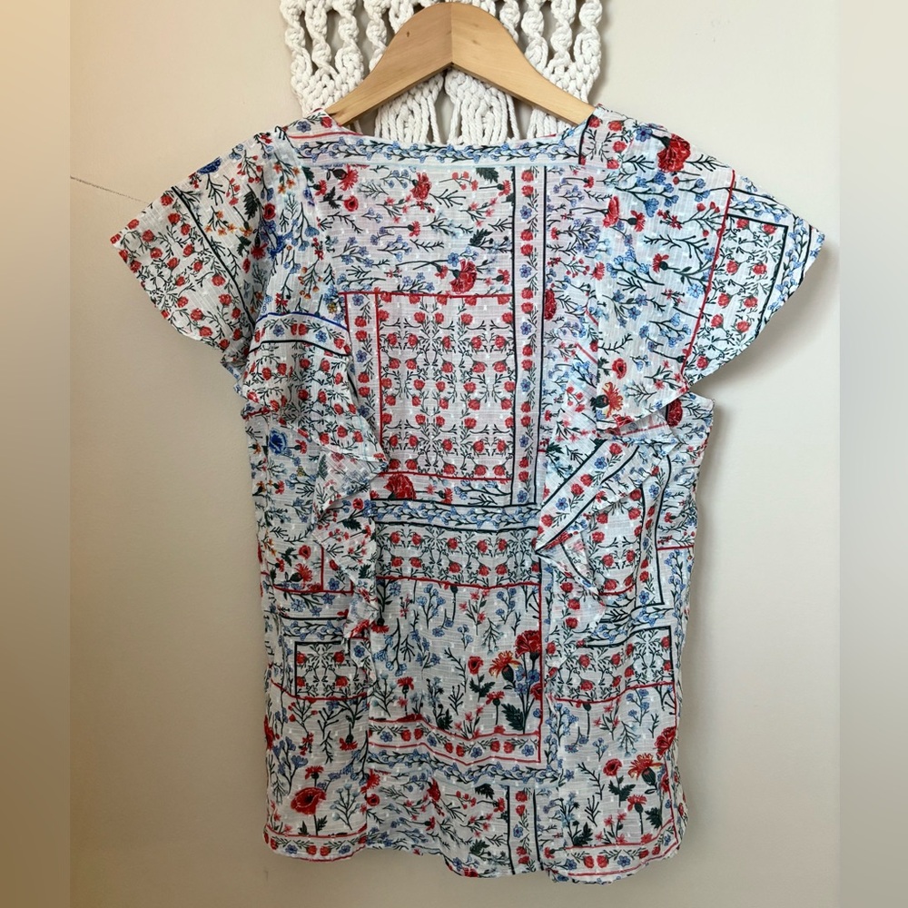 Othr Multicolor Floral Patchwork Blouse - image 2